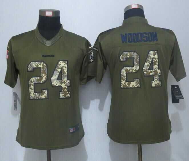 Women Limited Nike Oakland Raiders #24 Woodson Green Salute To Service Jersey,We sell and wholesale Women Limited Nike Oakland Raiders #24 Woodson Green Salute To Service Jersey on line form chian!